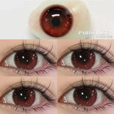 Eyes Contacts Lenses Colored Contact Lens for Eye 1pair Blue Contact Lens Yearly Beauty Makeup Red Eye Lenses