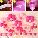 Popxstar Balloon Accessories Balloon Glue Dot Balloon Chain Ribbon Balloon Pump For Birthday Wedding Party Decoration Balloons Stand Arch