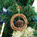 Popxstar 8-30CM Ramadan Decoration Eid Murbark Wedding Wreaths Decoration Garland Material Rattan Wreath DIY Wreath Party