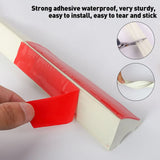 Popxstar 5M Self-Adhesive Wall Inner Corner Trim Corner Molding Line Tape Skirting Line Ceiling Caulk Internal Strip Edge Home Decoration