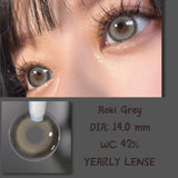 Popxstar 1 Pair Contact Lenses With Diopters Korean Lenses Natural Contact Lenses Gray Lense Y2k Lenses Myopia Contact Lens