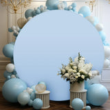 Popxstar Round Photography Backdrop Cloth Covers Wedding Birthday Party Baby Shower Decor Photos Backdrop 6.5FT Circle Background Cloth