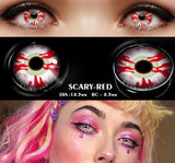 Popxstar 1pair Halloween Cosplay Color Contacts Lenses For Eyes Blue Black Colored Lens Anime Yearly Beauty Makeup Contacts Lens