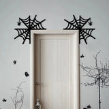 Popxstar Halloween Door Frame Decoration,Bats,Pumpkins,Spider Webs,Door and Window Corner Stickers, Halloween Home Decoration