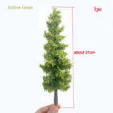 Popxstar 12cm Wire Tree Model Miniature Landscape Green Tree Decoration Mountain Sand Table DIY Material Scale Model Train Railway Layout