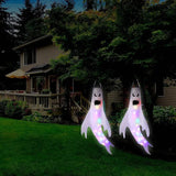 Popxstar Halloween Decoration Ghost Wind Tunnel LED Luminous Ghost Pendant Ghost Festival Hanging Ghost Venue Layout Props