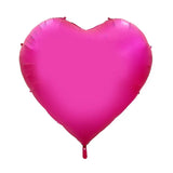 Popxstar Giant 63-Inch Heart Shaped Aluminum Foil Balloon for Valentine's, Birthday, Wedding, Anniversary, Engagement, Home & Party Decor