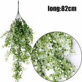 Popxstar spring decor 80CM Artificial Admiralty Willow Wall Hanging Plant Fake Vine Artificial Hanging Plant Home Garden Wall Decoration Fake Flowers