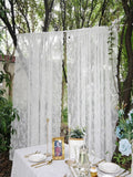 Popxstar shabby chic Floral Lace Sheer Curtains for Living Room Tulle Rod Pocket Guaze Window Bedroom Curtain Panel 1PC