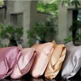 Popxstar 1pair Housewife Pillowcase Both Sides 22MM 100% Mulberry Silk Pillow Case Cover for Skin Care Envelope Customize