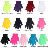 Popxstar 1 Pair Glove Children Magic Glove Girl Boy Kid Stretchy Knitted Winter Warm Full Finger Gloves Children's Figure Skating Gloves