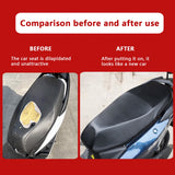 Popxstar Motorcycle Seat Cover Waterproof Cushion Leather Protector Sunscreen Cover for Most Motorcycles Electric Scooter