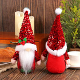 Popxstar Christmas Ornaments Faceless Old Man Doll Xmas Tree Hanging Pendant Plush Gnomes Decoration For Home Or Kids 2025 New Year Gifts