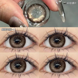 Popxstar2Pcs Natural Color Contact Lenses for Eye with Myopia Power High Quality Eyes Contacts Lens Beautiful Pupil