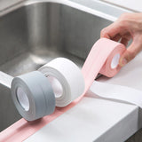 Popxstar Bathroom Caulk Tape Self Adhesive Sealing Tape Strip PVC Waterproof Oil-Proof Kitchen Sink Shower Toilet Wall Sticker