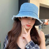 Popxstar Summer Sun Hat Bucket Hat for Men Women Cotton Bob Panama Girls Beach Travel Outdoor Reversible  Fisherman Hat