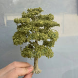 Popxstar 12cm Wire Tree Model Miniature Landscape Green Tree Decoration Mountain Sand Table DIY Material Scale Model Train Railway Layout