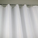 Popxstar Polyester Shower Curtain,Water Repellent Cloth Bathroom Shower Curtain,Hotel Fabric Shower Liner