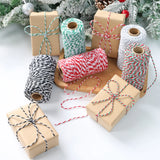 Popxstar Christmas Wrapping String Rope Merry Christmas Decoration For Home Navidad Natal Noel Gift Box Packaging Rope New Year 2025