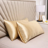 Popxstar 100% Natural Mulberry Silk Pillow Case Real Silk Protect Hair Skin Pillowcase Any Size Customized Bedding Pillow Cases Cover