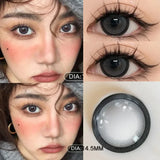 Popxstar 1Pair Brown Myopia Colour Circular Contacts Lenses Natural Blue  Eye Lenses Beauty Pupil Brown Lenses Makeup