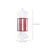 Popxstar Large Candy Pendant Christmas Decorations Wedding Decoration Red and White Painted red  Party Decoration New Year Party Supplies