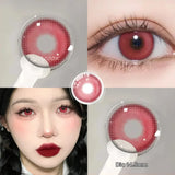 Popxstar -2PCS/1Pair Halloween COSPALY Series Colorful Lenses for Eyes Colored Cosmetic Contact Lenses Crazy Lens for Yearly Use