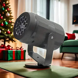 Popxstar USB Powered Christmas Snowflake Projector Light Rotating Snowfall Projection Lamp for Christmas Halloween & Easter Party Decor