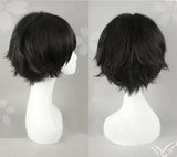 Popxstar Anime Haikyuu!! Keiji Akaashi Synthetic Short Black Hair The Future Diary Yukiteru Amano Heat Resistant Cosplay Costume Wig