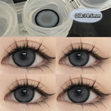 Popxstar 1 Pair High Quality Color Contact Lenses with Diopter Myopia Eyes Contacts Lens Beauty Pupil Makeup Yearly