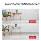 Popxstar 3Mx10cm PVC Skirting Line Border Stickers Self-adhesive Wall Decorative Strip Background Living Room Baseboard Floor Edge Strip