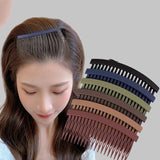 Popxstar Women Fashion Hair Comb Large Simple Hairpin Bangs Fixed Arrangement Broken Hair Headband Back Head Comb Hair Accessories