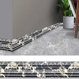 3D Foam Wall Edge Strip Stickers Self Adhesive Waterproof Baseboard Skirting Border Decor Wall Sticker Corner Waist Line 2.3m