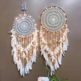 Popxstar big dream catcher hanging/light decoration nordic decoration home girls room/nursery/kids decor dreamcatcher children room new 5