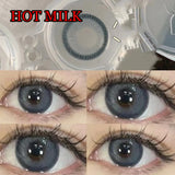 Popxstar Coslens Dolly 14.50mm Eyewear Glasses Women Men Soft Contacts Lenses  линзы для глаз цветные Hot Milk