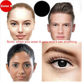 Popxstar Colored Contact Lenses for Eyes White Lenses Cosplay Contact Lenses Crazy Lenses Halloween Eyes Lens Black Lenses