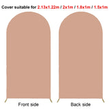 Popxstar 2X1M Arch Backdrops Covers Photography Background Backdrop Wedding Birthday Party Decoration Double-sided Elastic Fabric Cover