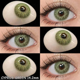 Popxstar 2pcs New Colored Contacts Lenses Natural Blue Lense Brown Eye Contacts Lenses Yearly Use Fashion Lenses Beauty Pupils