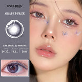 Popxstar 2pair/pcs Natural Lenses Contact Lenses for Eyes Beauty 10 Tone Natural Pupil Eye Color lens Yearly Use 14.2/14.5mm