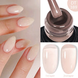 Popxstar 7ml Jelly Nude Quick Extension Gel Nail Polish 3 In 1 Finger Prolong Long Lasting Construction Gel Varnish Nail Art