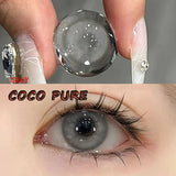 Popxstar Coslens 14.20mm Soft Contact Lenses with Power Women Men Fashion Eyewear lentes de contacto Coco Pearl