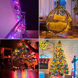 Popxstar 110V 220V Decorative String 50M 100M Led Fairy Lights Holiday Outdoor Lamp Garland For Christmas Tree Wedding Party Decoration