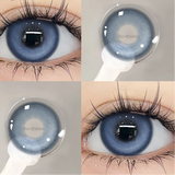 Popxstar Korean Lenses Colored Contact Lenses with Degree Myopia Lenses Blue Eye Lens Graduated Contact Lenses