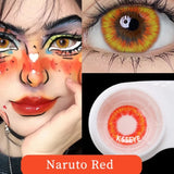 Popxstar 1 Pair Hot sales Color Contact Lenses with Diopter Myopia Eyes Cosplay Contacts Lens  Halloween Contact Lenses Makeup