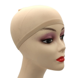 Popxstar 1/6/12bags Ventilated Nylon Mesh Nude Stocking Wig Cap Hairnets Stretchy Close End Super Extra Thin Skin Breathable Wig Cap