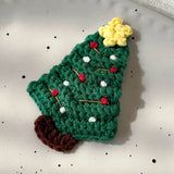 Popxstar Christmas Series Hair Clips Winter Wool HairPins Christmas Tree BB Clips for Woman Girls Sweet Barrettes Children Cute Headdress