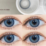 Popxstar Beauty pupils Natural Colored eye lenses Myopia purple pupils Brown lenses Blue Contact 1 Yearly Use