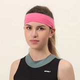 Popxstar Simple Basic Solid Color Sports Yoga Headband to Absorb Sweat For Men and Women