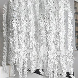 Popxstar 40/10pcs Artificial Flowers Wisteria Wedding Garland Wall Hanging Decor Artificial Flowers Garland for Garden Party Wedding Home