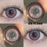 Popxstar2Pcs Natural Color Contact Lenses for Eye with Myopia Power High Quality Eyes Contacts Lens Beautiful Pupil